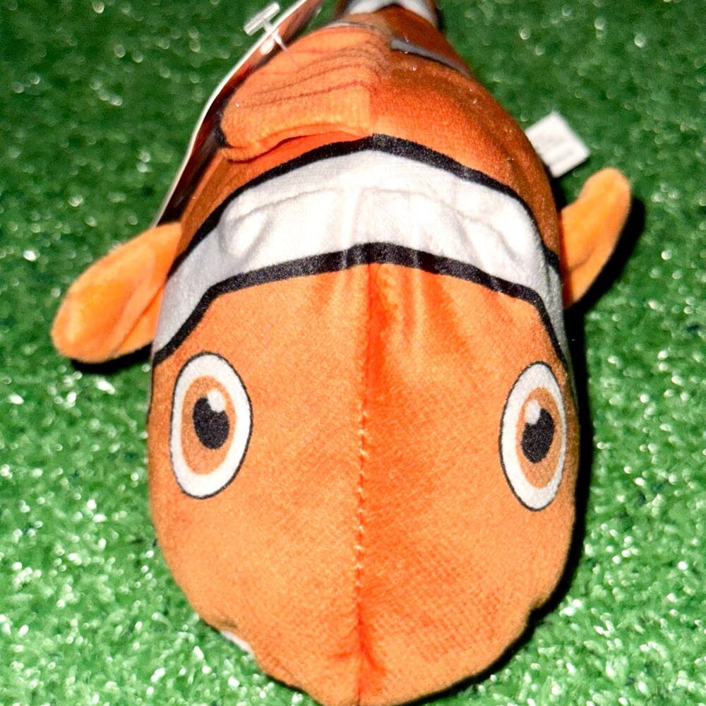 Plush Paradise Clown Fish Plush Toy New With Tag Orange And White